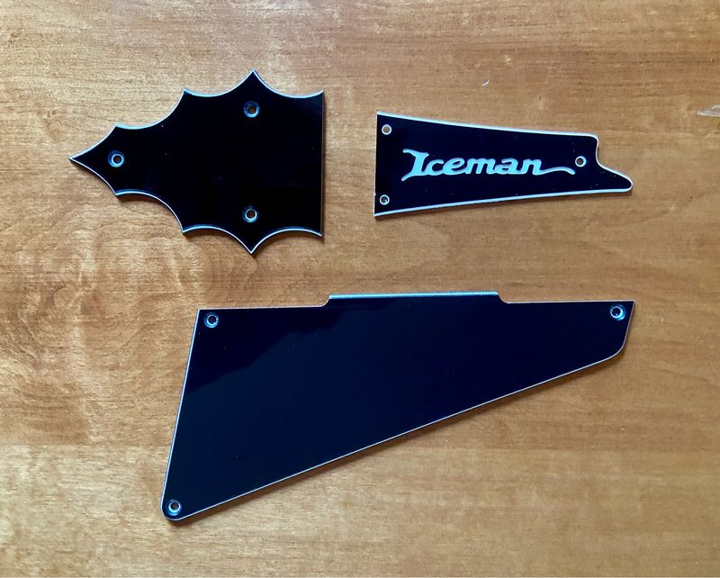 Ibanez PS60 Truss Rod Cover, Pickguard and Ornament