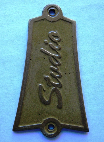 Ibanez Studio Truss Rod Cover Brass