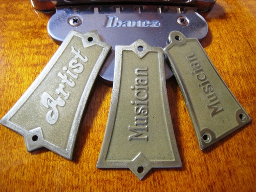 Ibanez Musician Truss Rod Cover Brass