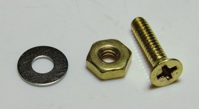 Pick Guard screw nut and washer