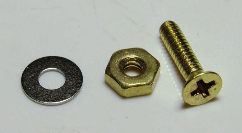 Pick Guard screw nut and washer