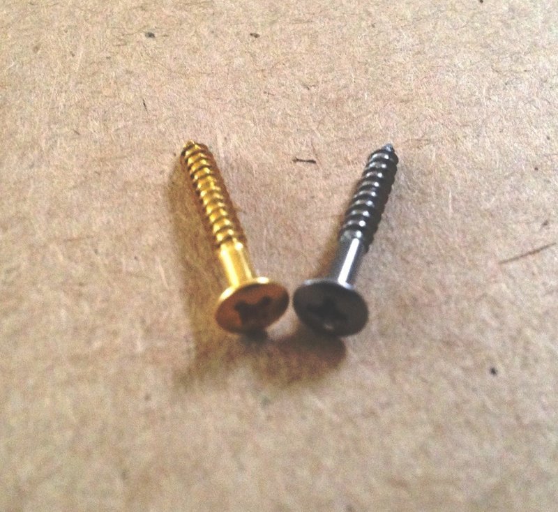 Oval Head Pickup Ring Mounting Screws (4)