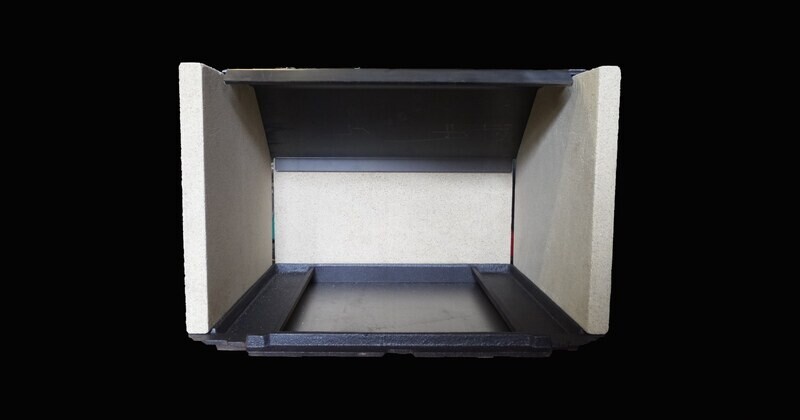 Morso Heaven&#39;s Lion Baffle Plate and Brick Set.