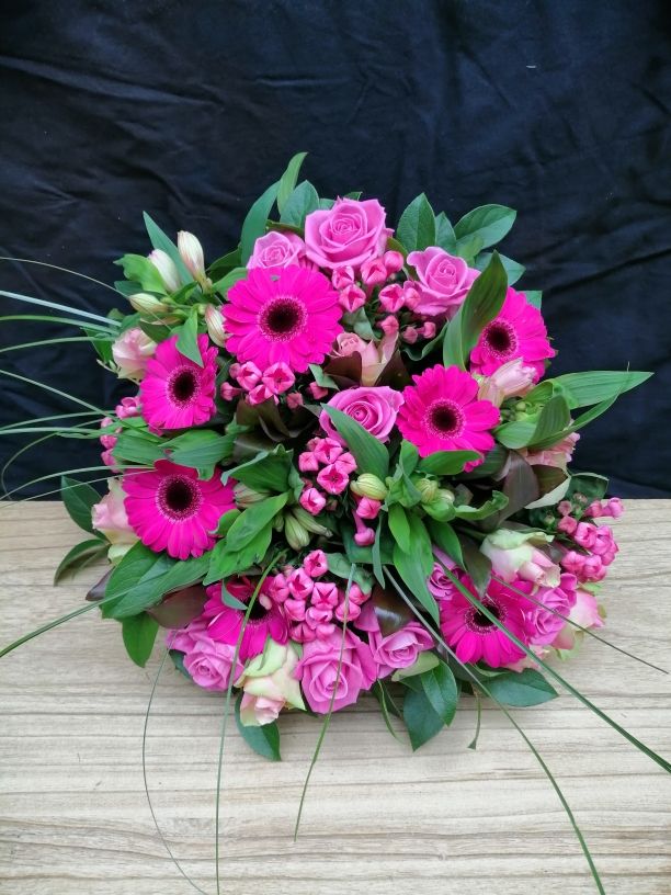 boeket in roze tinten