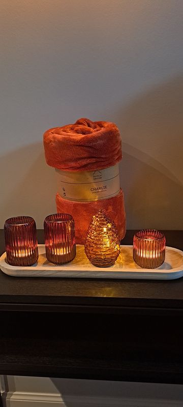 Sfeervol pakket met plaid