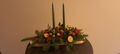 kerstbloemstukken