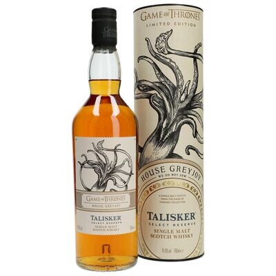 Game of Thrones - Talisker Select Reserve GOT &quot;House Greyjoy&quot; (no box)