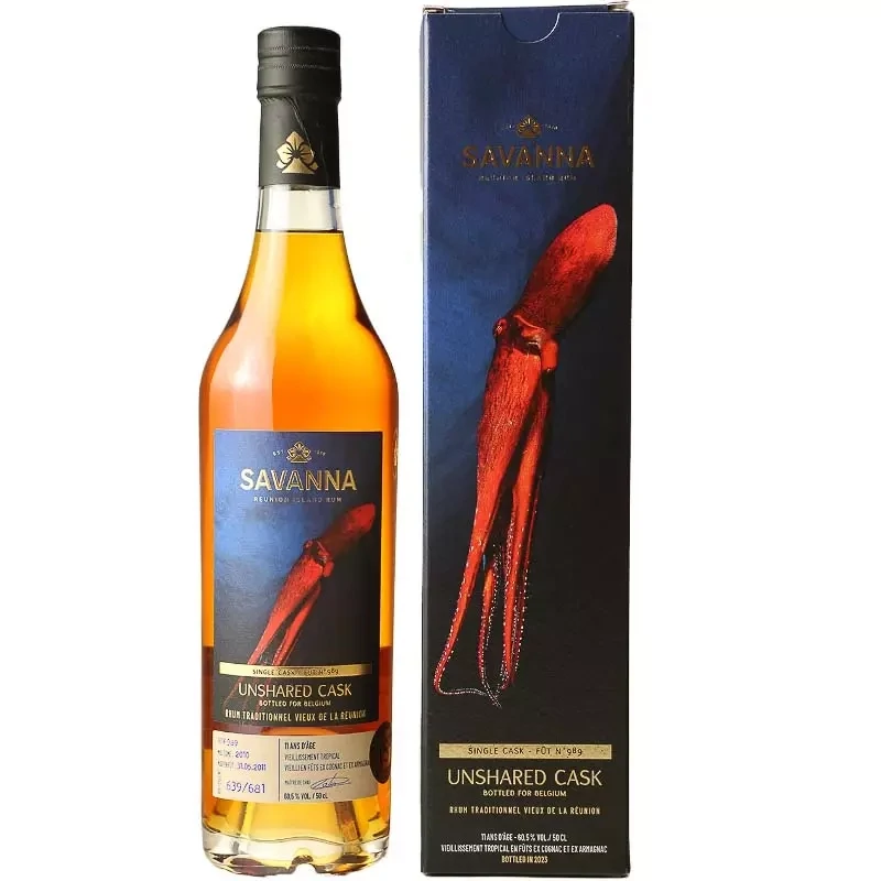 Savanna unshared cask belgium 2023 60,5% 50cl