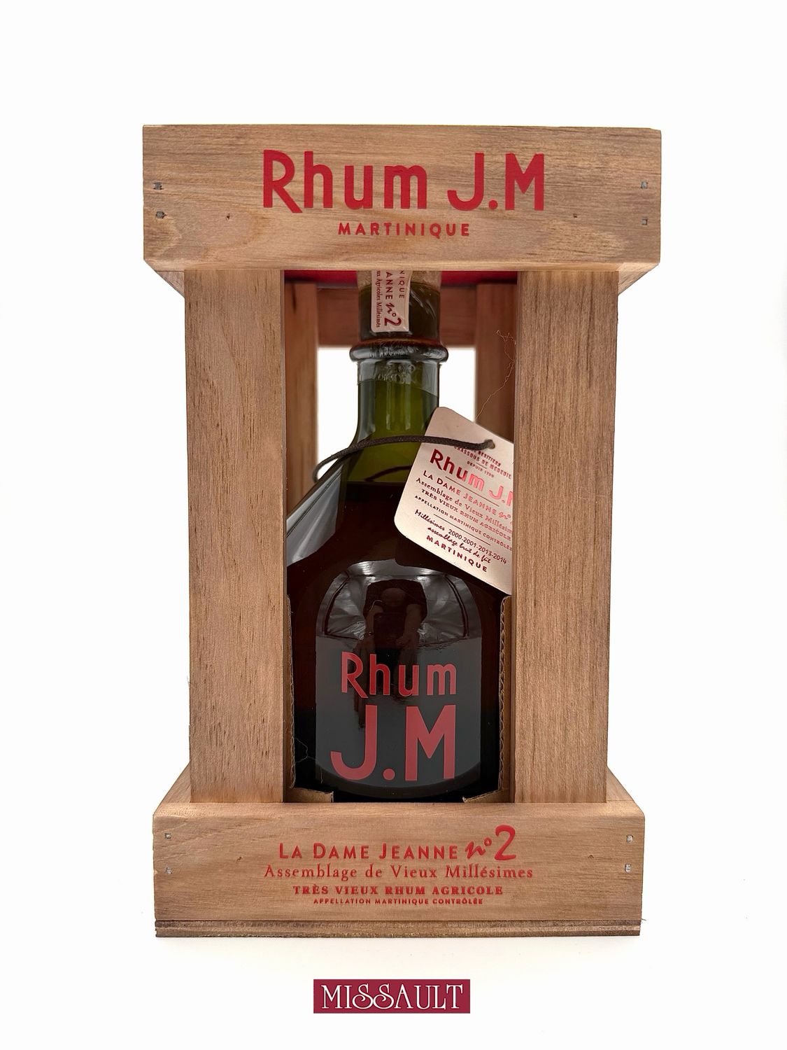 Rhum J.M Dame Jeanne No.2 45.9%