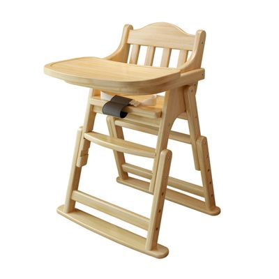 Wooden feeding chair