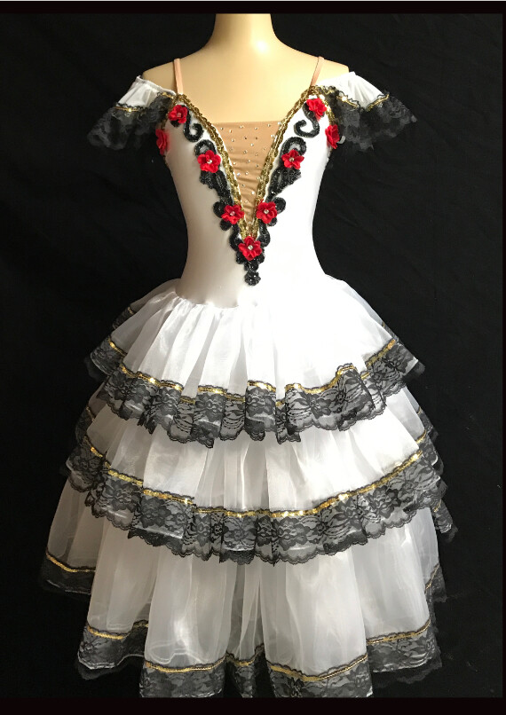 Ballet Dress - Spandex & Lace Ballet Dress