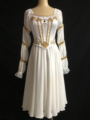 Ballet Dress - White Chiffon Dress