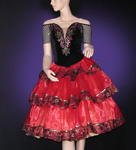 Ballet Dress - Two pieces Velvet Dress