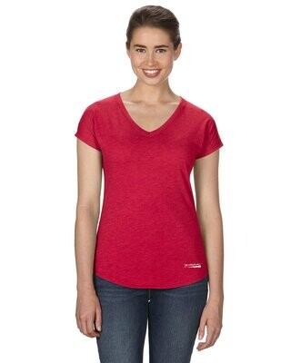 Women's Semi-Fitted Mantra V-Neck T-Shirt Women's Semi-Fitted Mantra V-Neck T-Shirt