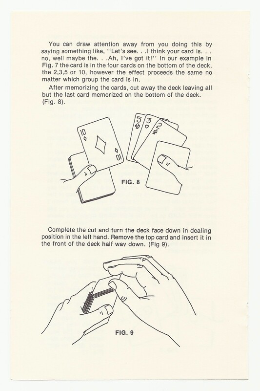 Think of a Card - Chet Wallace