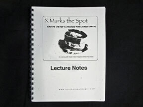 X Marks the Spot - Lecture Notes