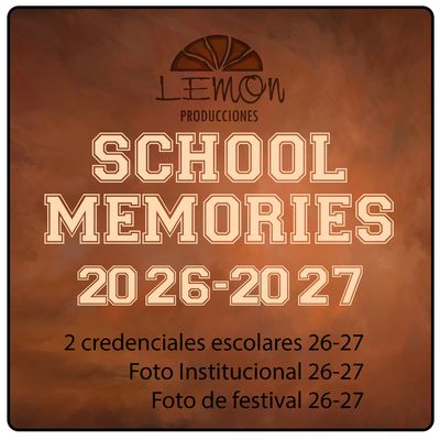 PAQUETE DE FOTOS SCHOOL MEMORIES 2026-2027 incluye 2 credenciales escolares, foto institucional y foto de festival. (Preescolar, Primaria y Secundaria) Sede Corregidora.