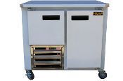 Cooltech 1-1/2 Door Low Boy Worktop Refrigerator 36"