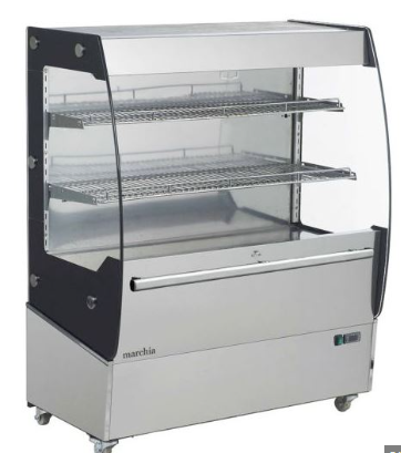 Marchia MHS200 40" Open Air Heated Display Merchandiser, 68”H