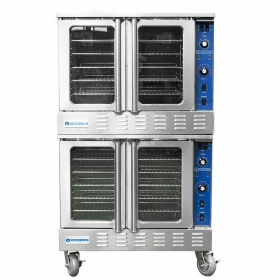 Standard Range SR-COG-DBL Gas Convection oven, 6 burners, 108K BTU - Double Deck Full Size