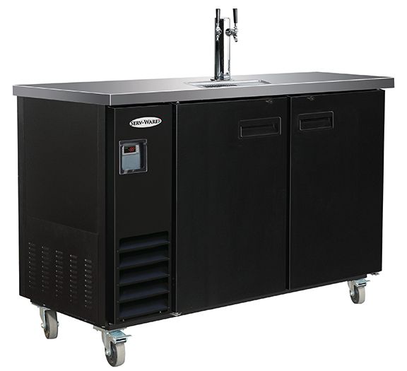 SERV-WARE 49" UNIT / 1 TOWER (49.1" W X 24.4" D X 36.4" H )