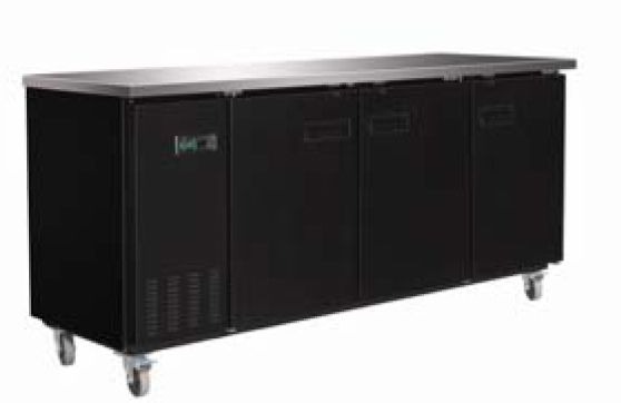 Serv-Ware BB4-24-HC** 73 in. Solid Door Back Bar