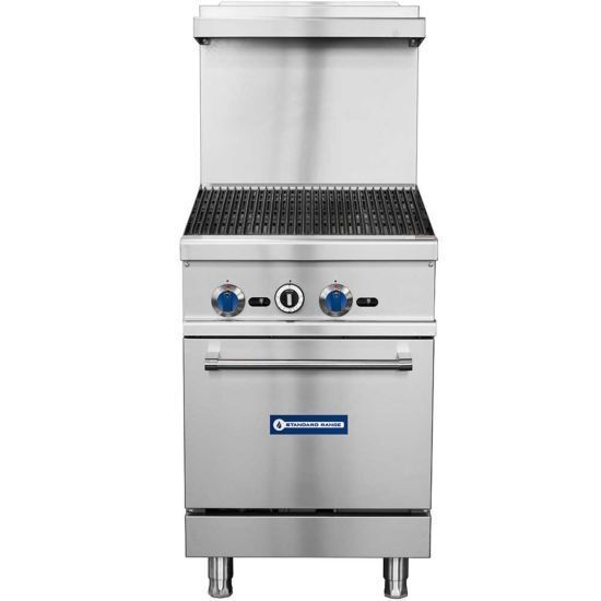 Standard Range SR-R24-24CB 24" Range - 24" charbroilers and 1 standard oven