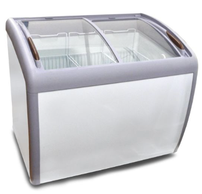 Coldline XS260 39" CURVED Glass Top Display Ice Cream Freezer 9.2 cu ft