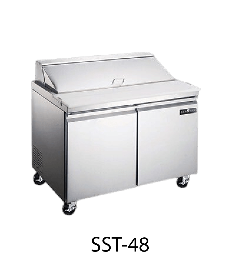 48'' 2-DOOR SANDWICH PREP STATION