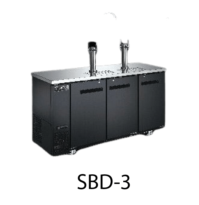 3-DOOR BEER DISPENSER