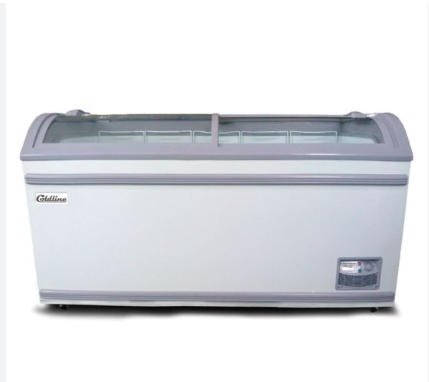 Coldline XS500YX 58" CURVED Glass Ice Cream Freezer, 5 Baskets 17.7 cu ft --LED