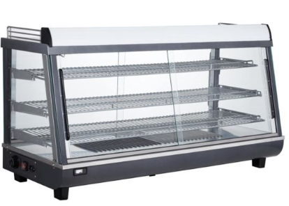 Marchia MHCC186 48” Heated Countertop Display, Front & Rear Access