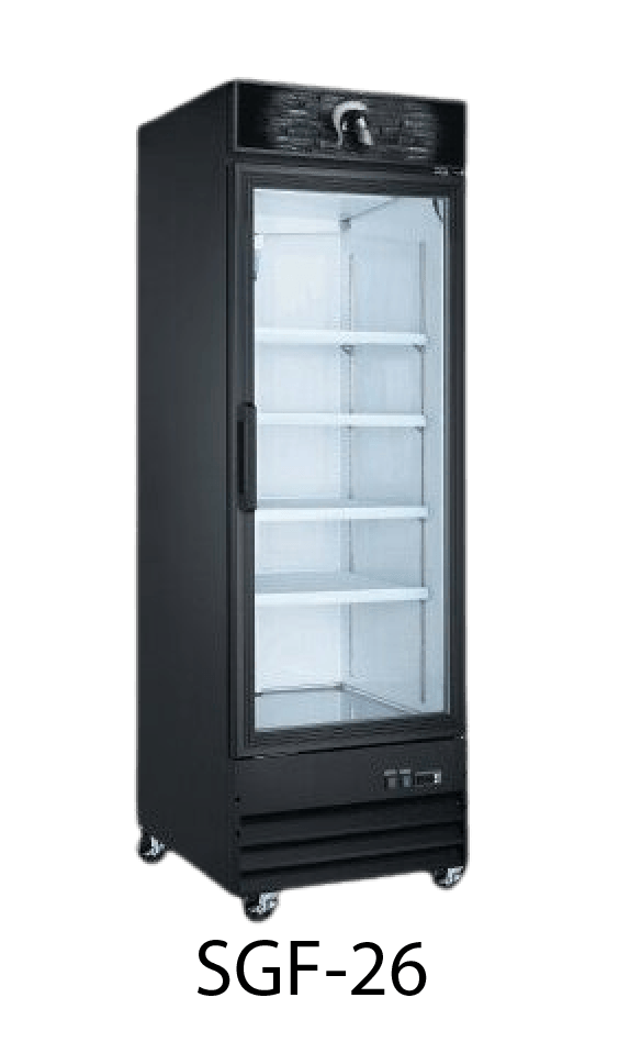 26" 1-DOOR MERCHANDISER FREEZER