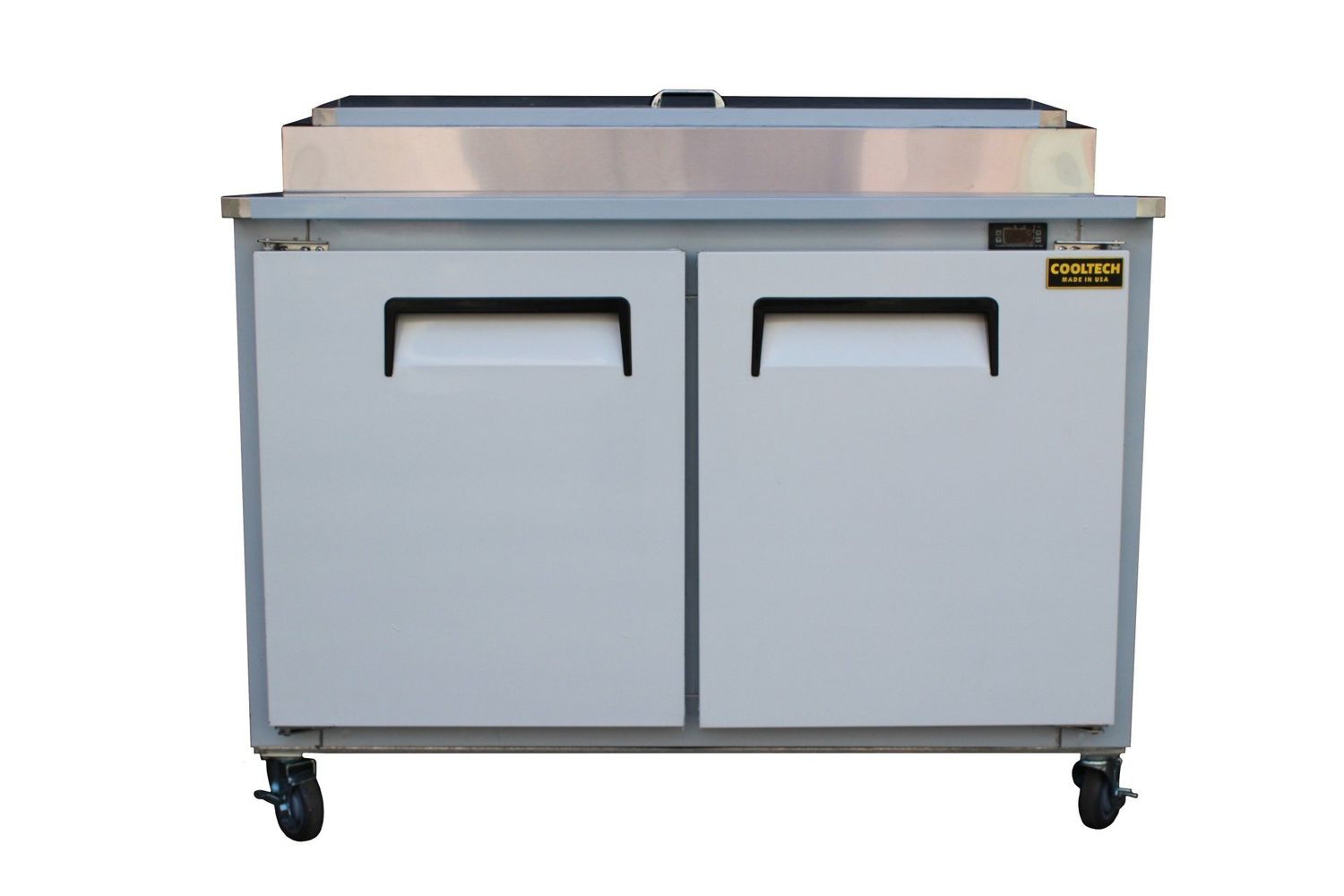 Cooltech 2 Door Refrigerated Pizza Prep Table 48"