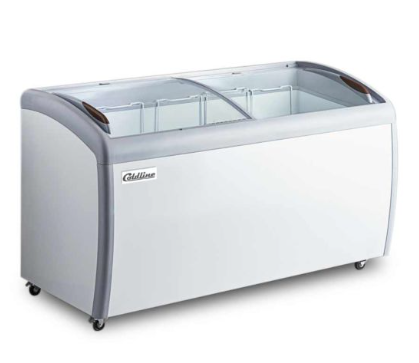 Coldline XS360 50'' CURVED Sliding Glass Ice Cream Freezer 13 Cu. ft -- LED