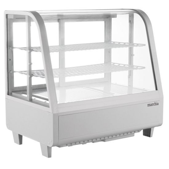 Marchia MDC100-W 27” Refrigerated Countertop Display Case, White
