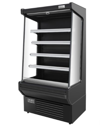Coldline SOC-51-B 51" Open Air Refrigerated Display Merchandiser, 80”H 110V- Black