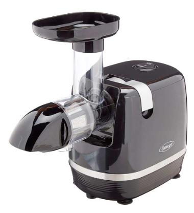 H3000R Omega Cold Press 365 Horizontal Compact Masticating Juicer, 3 Stage Auger, 150 Watts, Black
