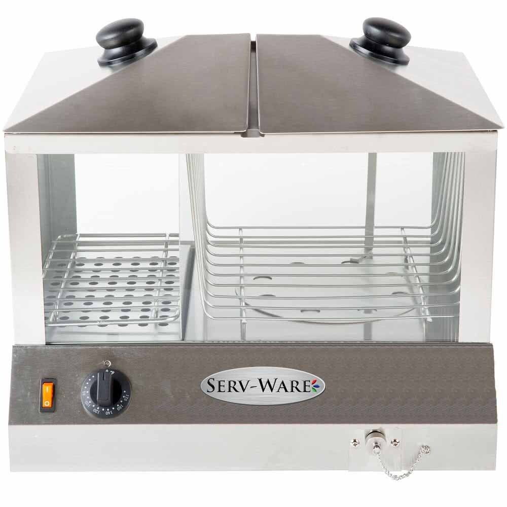 Serv-Ware EHS-01 200 Electric Steamer Hot Dogs/60 Buns