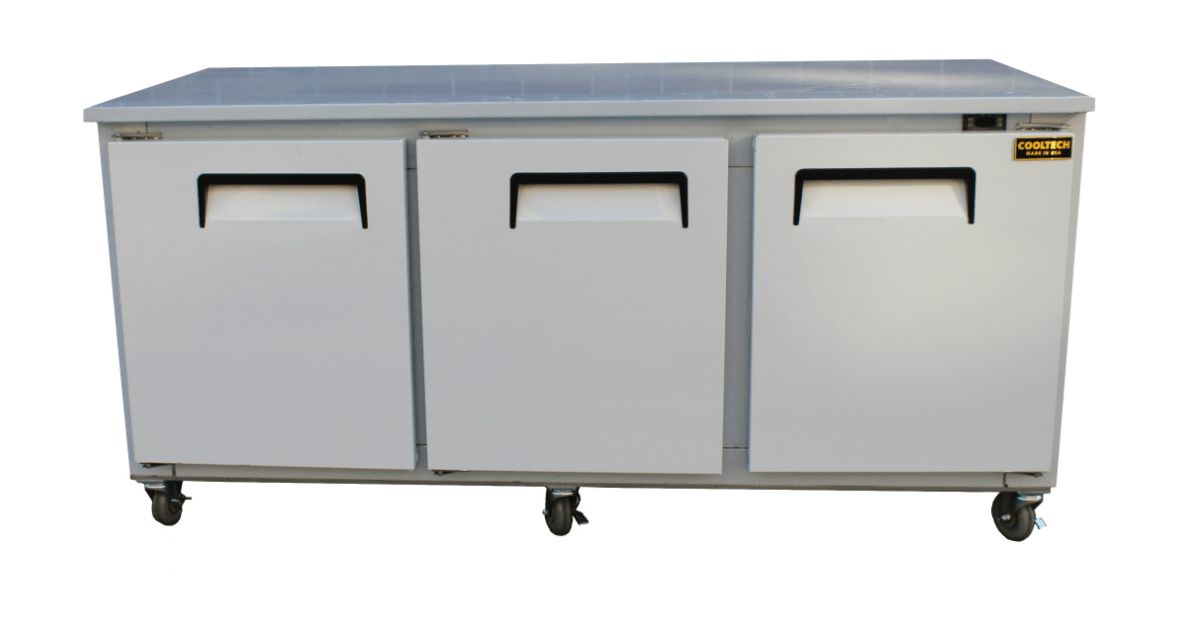 96" 3 1/2-DOOR LOW BOY COOLER