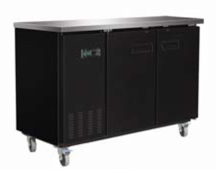 SERV-WARE 49" SOLID DOOR BACK BAR (49.1" W X 24.4" D X 36.2" H )