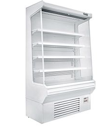 Coldline SOC-51-W 51" Open Air Refrigerated Display Merchandiser, 80”H 110V -White