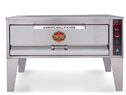 American Range A-600 - Stonebake Pizza Oven, gas, single deck, (4) cast iron burners