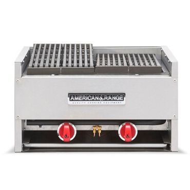 American Range AECB-48 - Char-Rock Broiler, gas, countertop, 48" wide, (4) burners