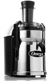 MMC500C Omega Wide Mouth Heavy-Duty Commercial Centrifugal Juicer, Chrome