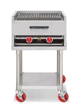 American Range AECB-34 - Charbroiler, counter model, gas, 34" wide, lava rock