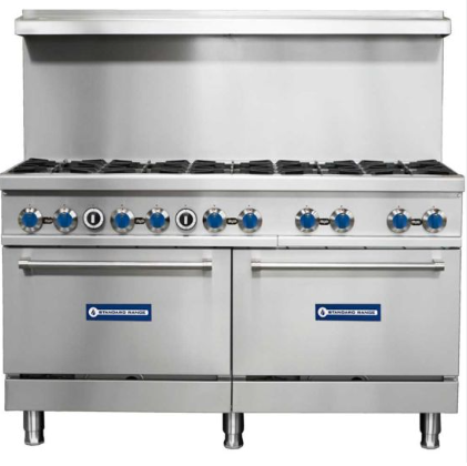 Standard Range SR-R60 60" Range - 10 top burners and 2 standard ovens