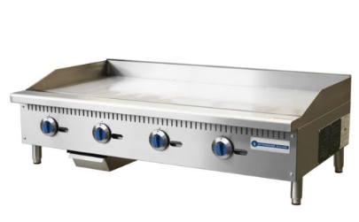 STANDARD RANGE SR-G48-M 48" Gas Griddle with Manual Control, 4 Burners, 120K BTU