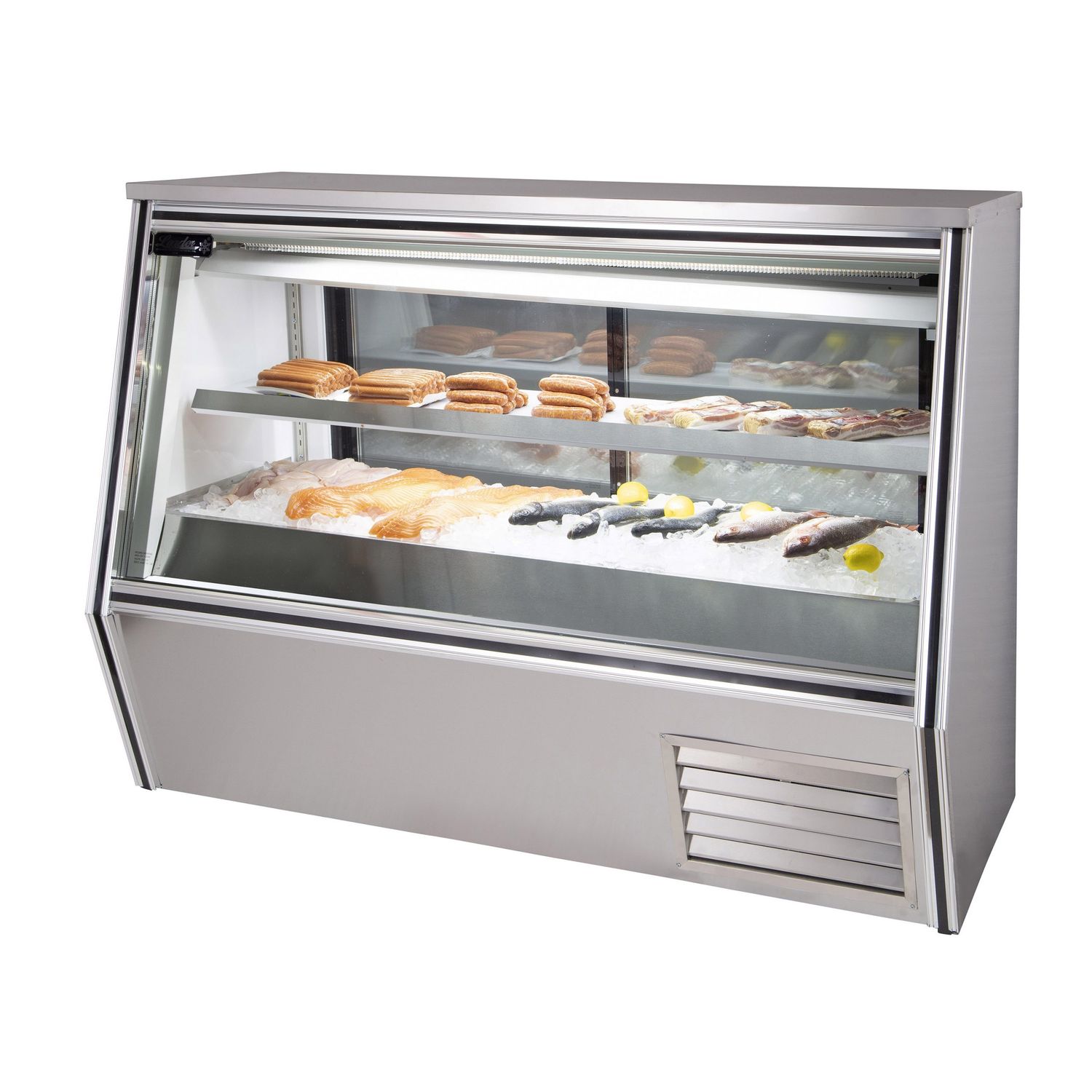 60"W COUNTER FISH CASE ETL CERTIFIED