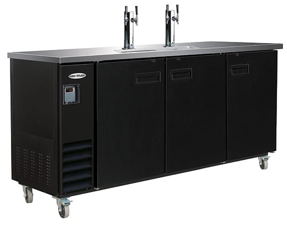 SERV-WARE 73" UNIT / 2 TOWER (73.07" W X 24.4" D X 36.4" H )
